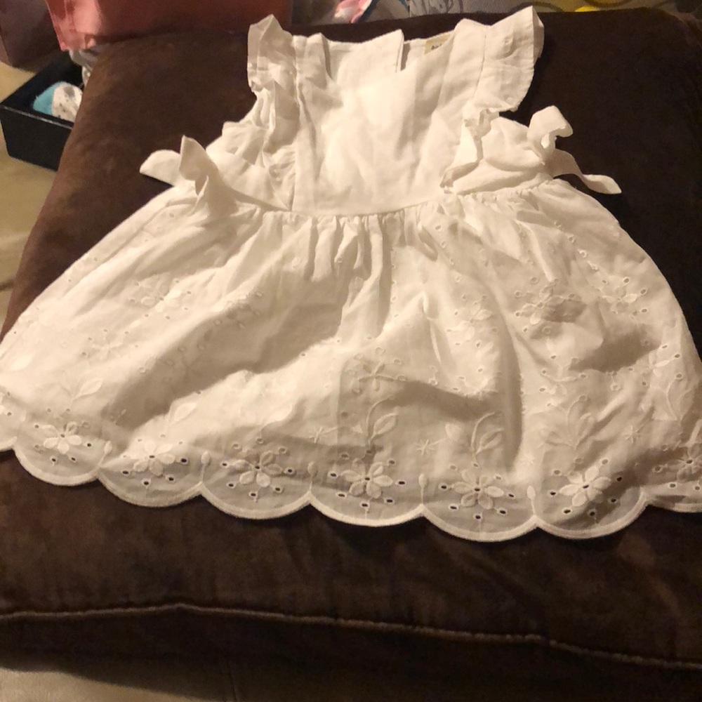 Baby b’gosh white dress